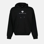 Sweatshirts Sweat à capuche Via Gesu Versace Noir Homme