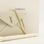 Sacs bandoulière Cassandre Chain Pouch Saint Laurent Beige Femme