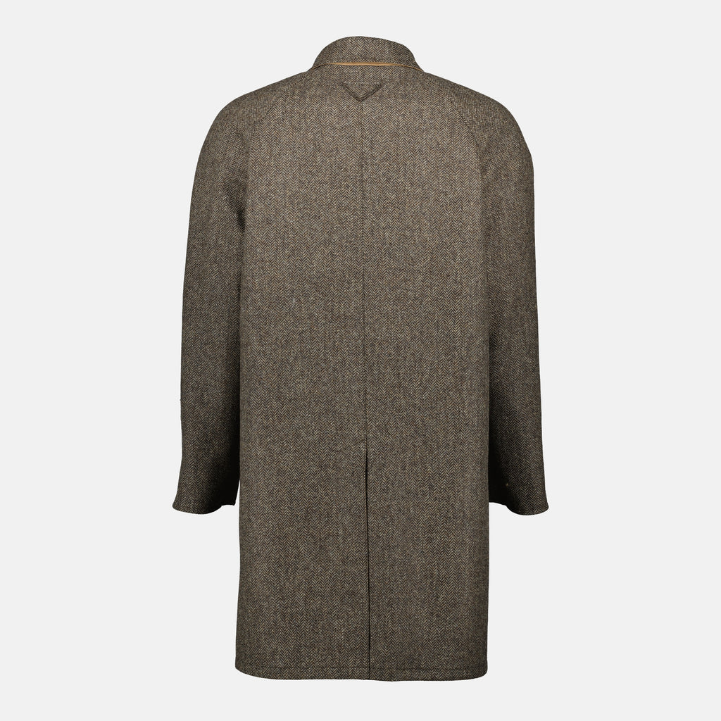 Image de l'article Manteau réversible beige de la marque Prada pour Homme - Saison Printemps-Été 2026 - Vue détaillée_2