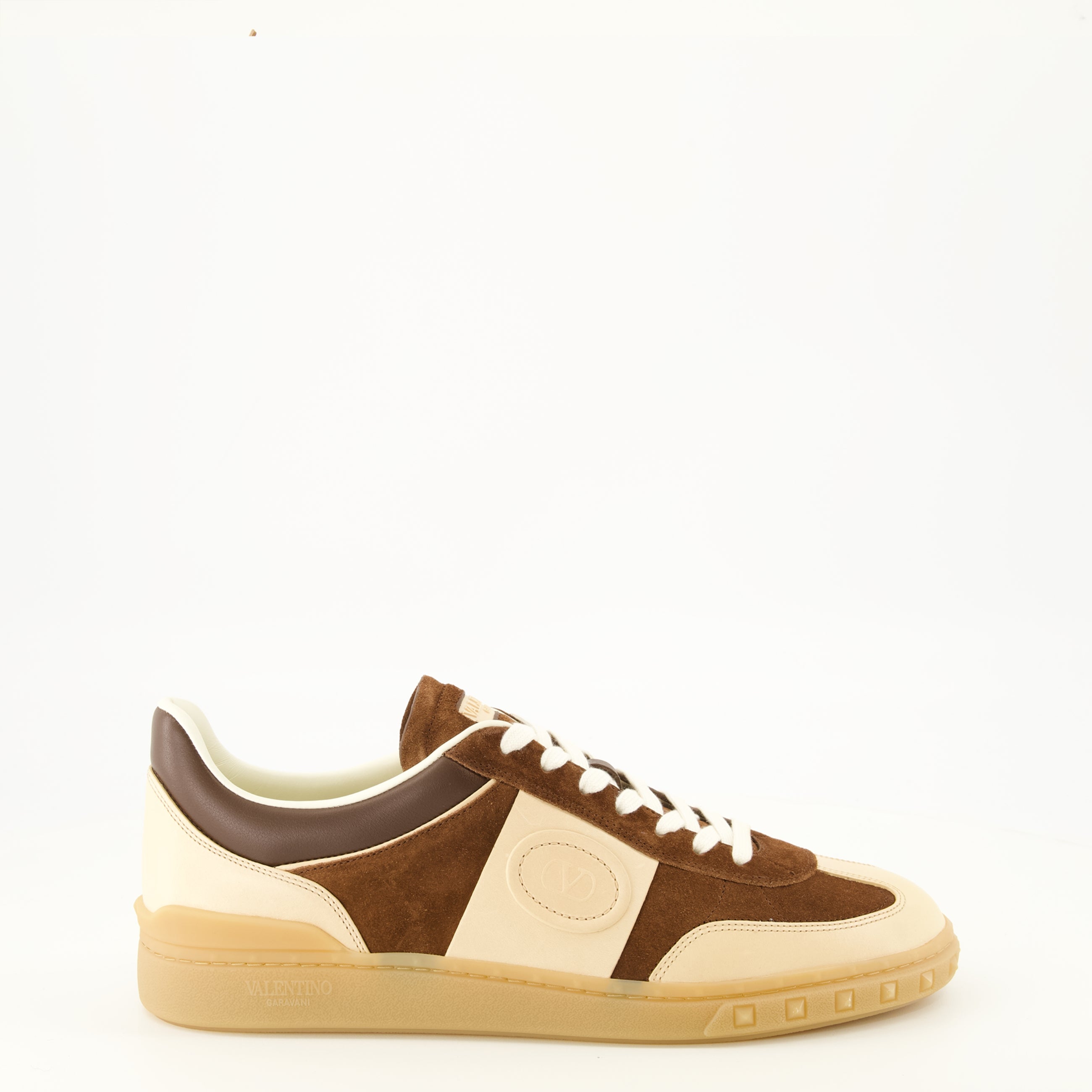 Baskets UpVillage 브라운 스니커즈 Valentino Garavani Marron Homme