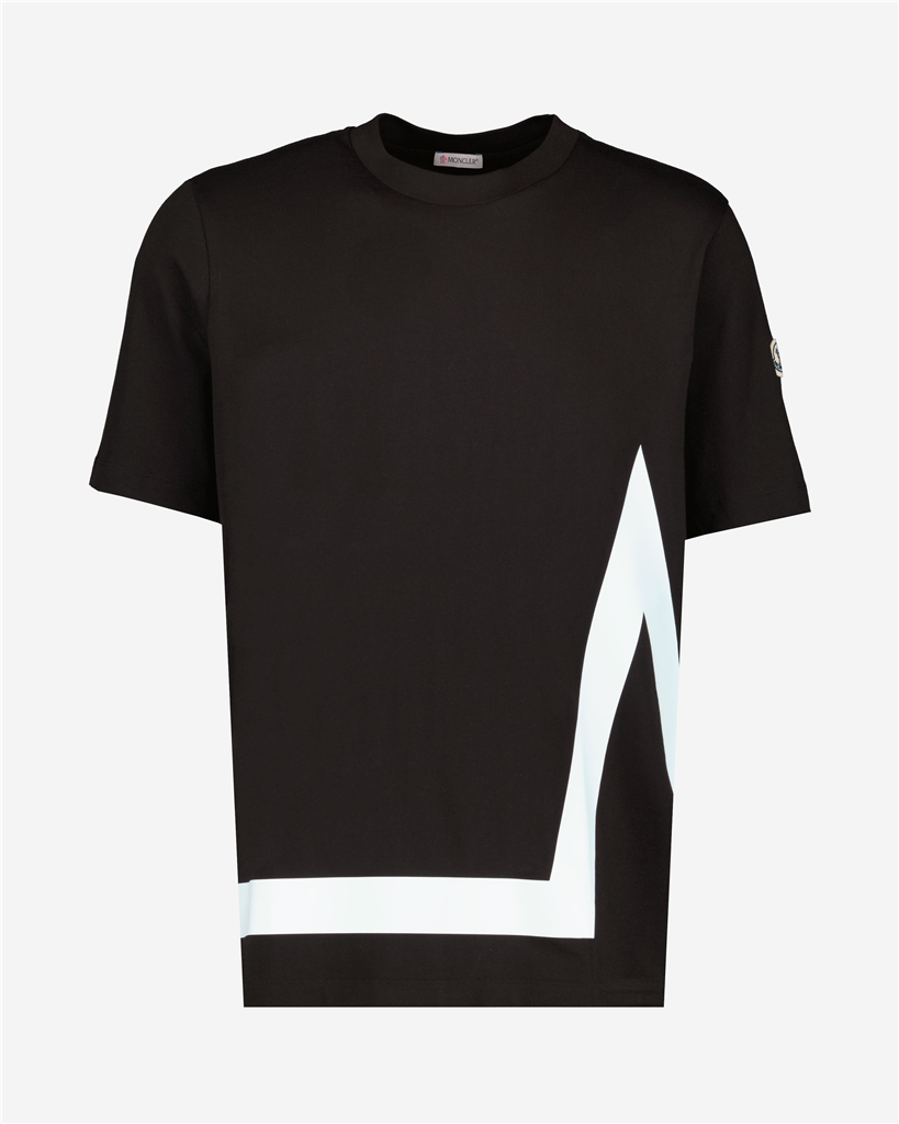 T-shirts H2091 8C00001 8390T 999 black Moncler Noir Homme