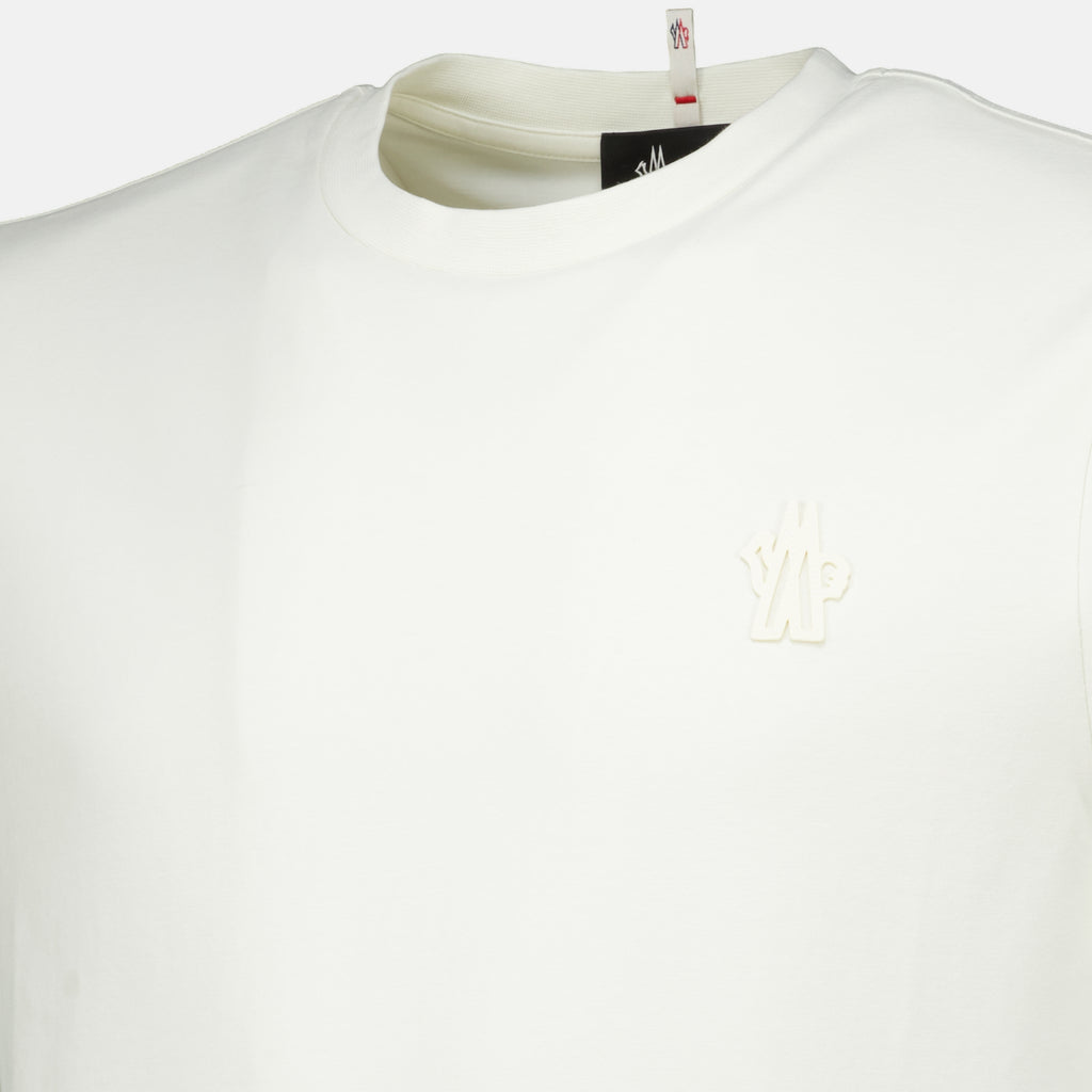 T-shirts Lot de trois t-shirts en coton Moncler Grenoble Blanc Homme
