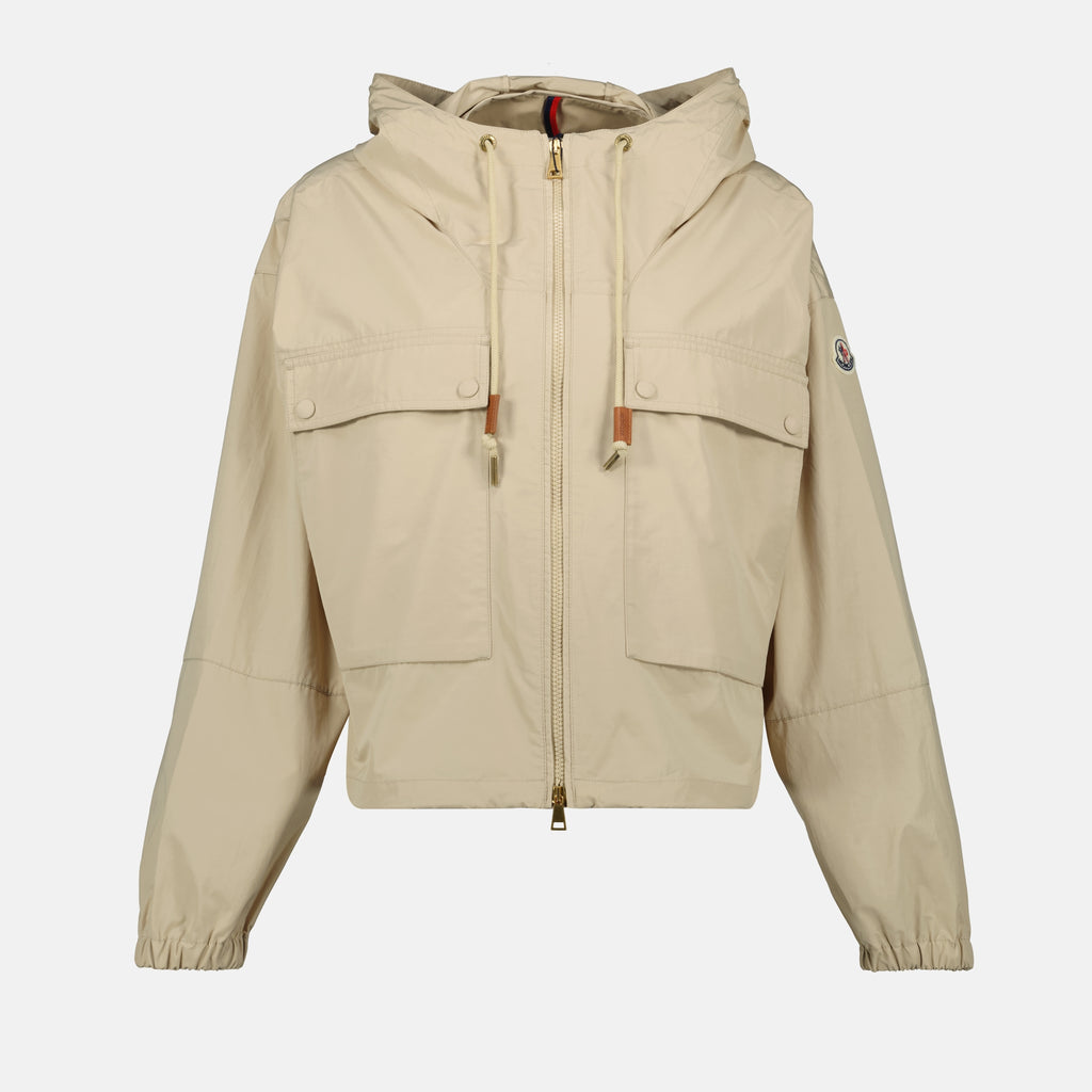 Coats Parka Sauvan Moncler Beige Femme