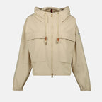 Coats Parka Sauvan Moncler Beige Femme
