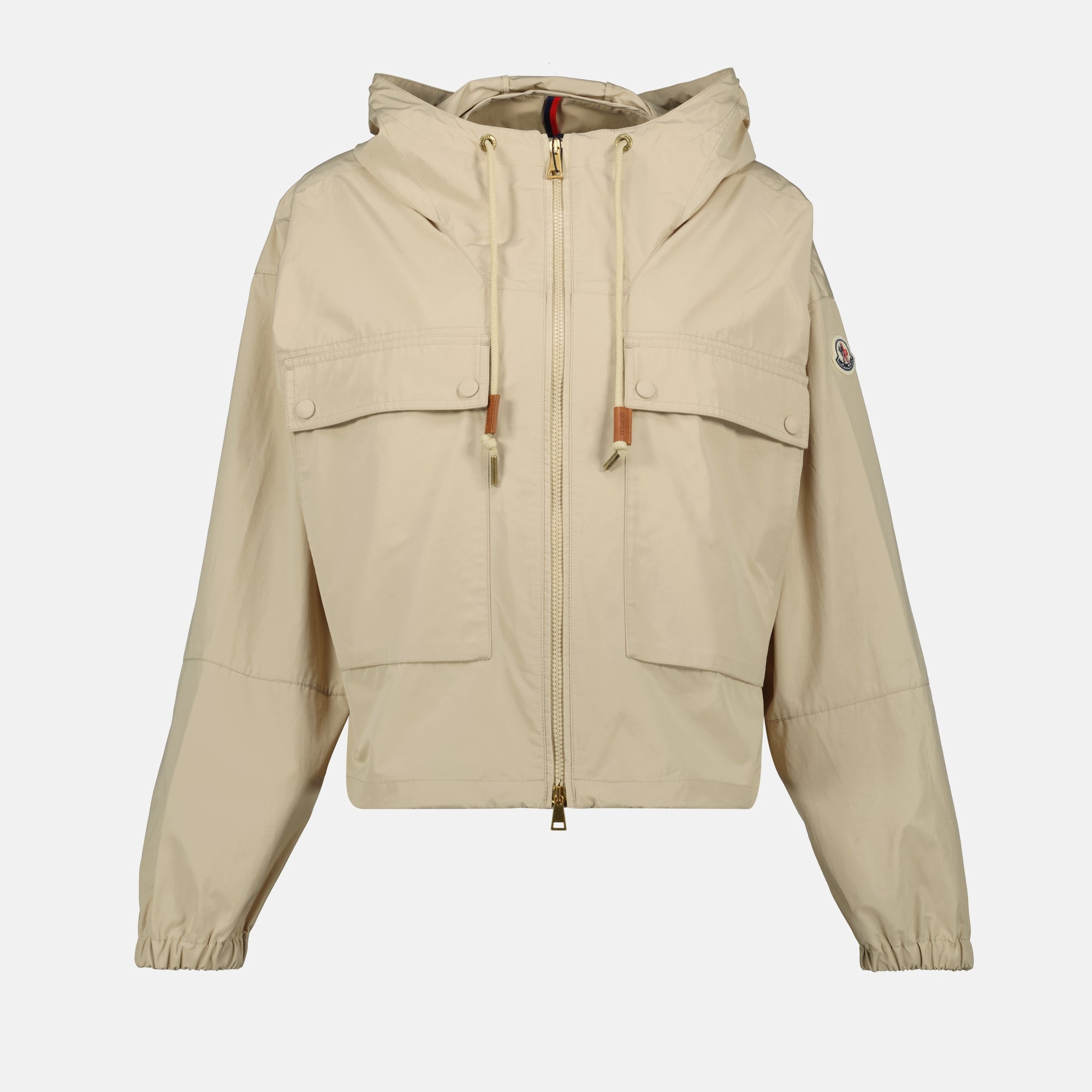 Coats Parka Sauvan Moncler Beige Femme