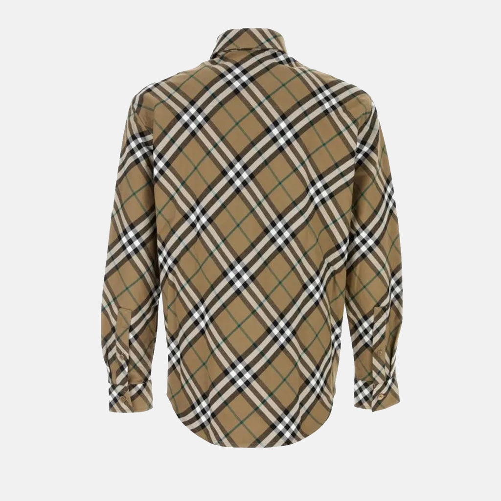 Chemises Chemise à carreaux Burberry Marron Homme