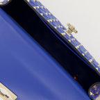 Sacs bandoulière Sac Rockstud Spike moyen Valentino Garavani Bleu Femme
