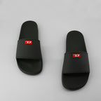 Imagen de las chanclas Sa-Swim negras de Diesel para Hombre - Temporada Primavera-Verano 2026 - Vista de cima del par de zapatos