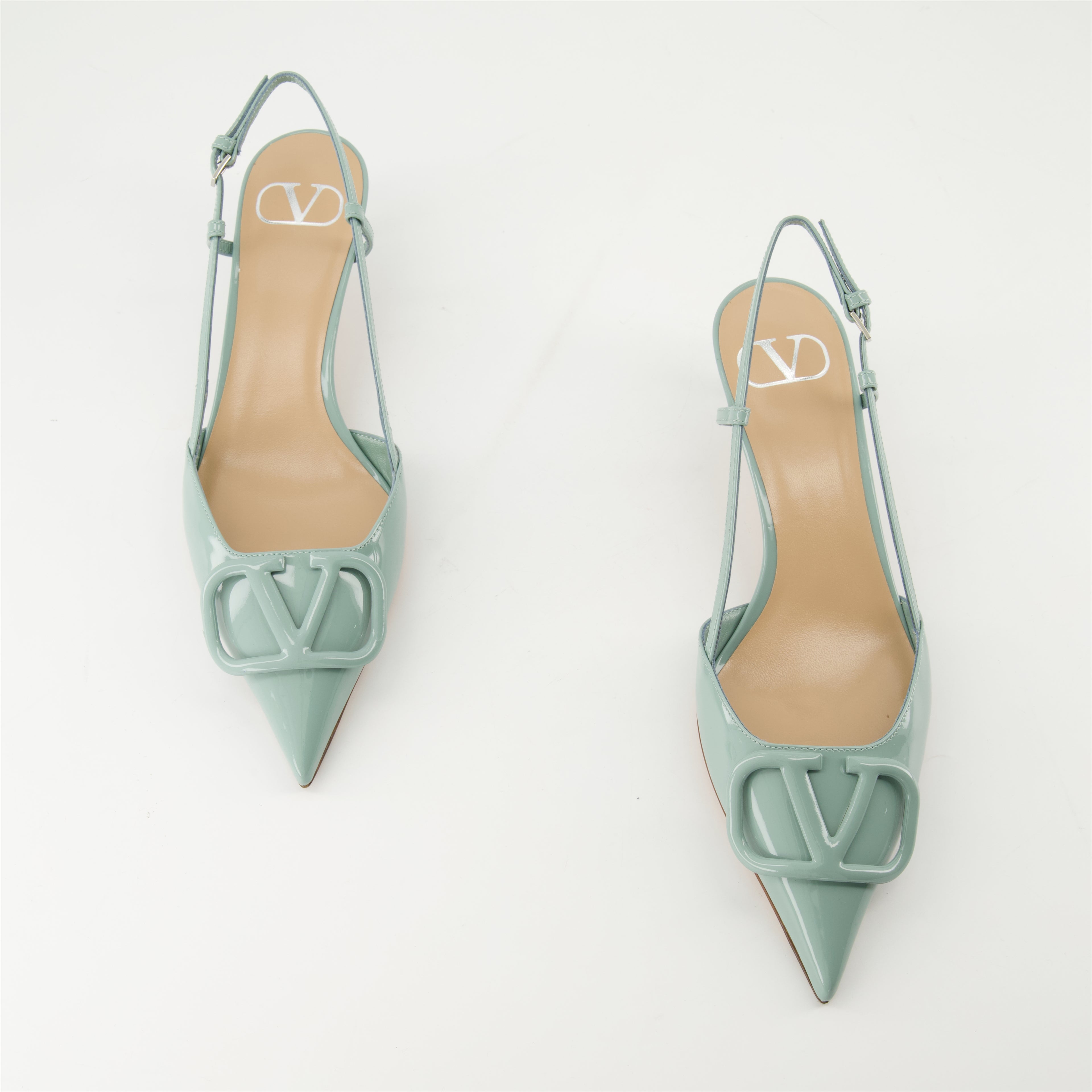 Heels VLogo Pumps Valentino Garavani Green Femme