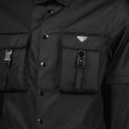 Image de l'article Surchemise en Re-Nylon noir de la marque Prada pour Homme - Saison Printemps-Été 2026 - Vue détaillée_2