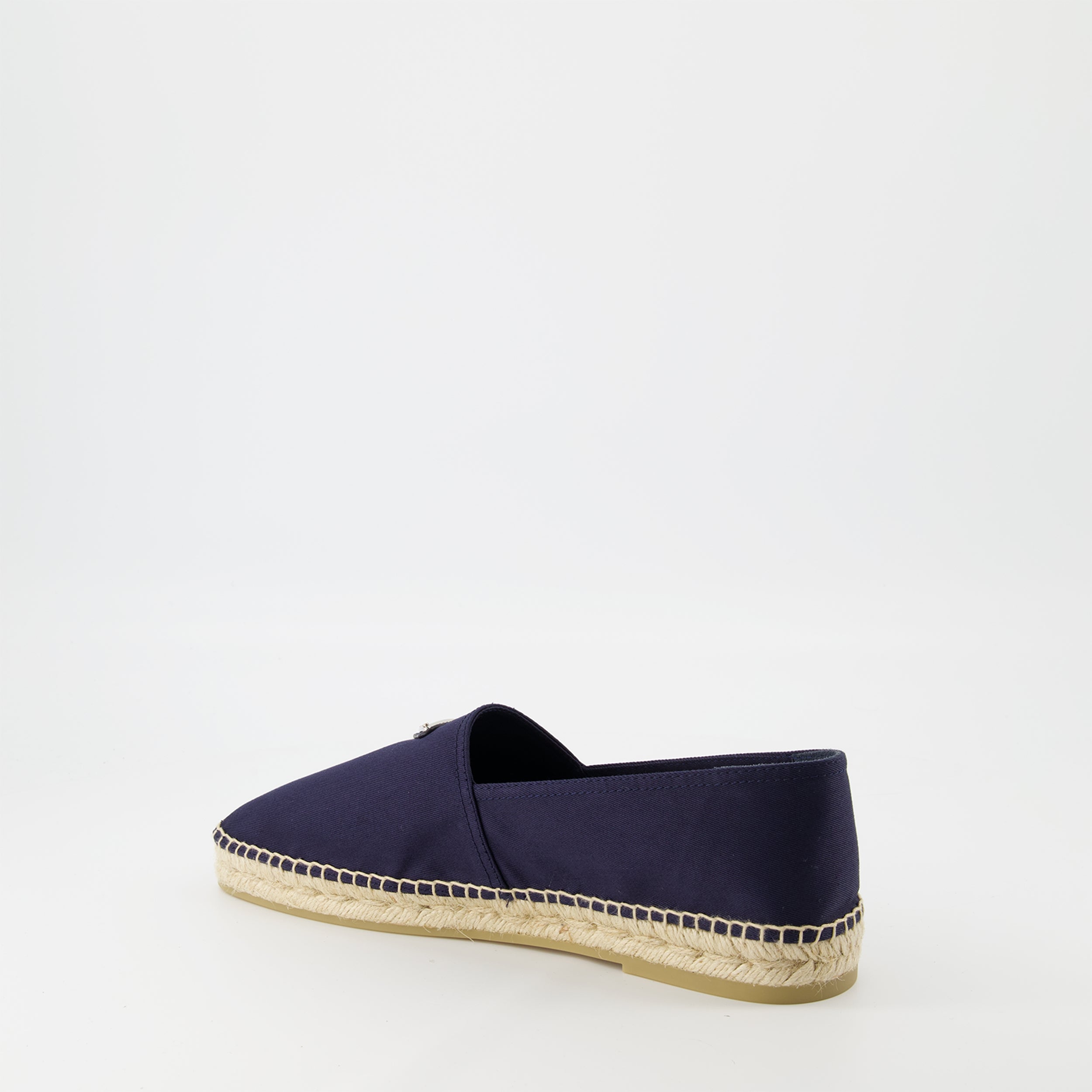 Espadrilles Espadrillas in Cotone Prada Blu scuro Homme