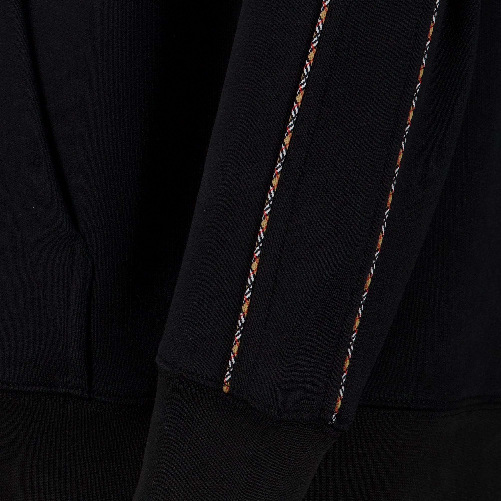 Sweatshirts Black Zip Jacket Burberry Noir Homme
