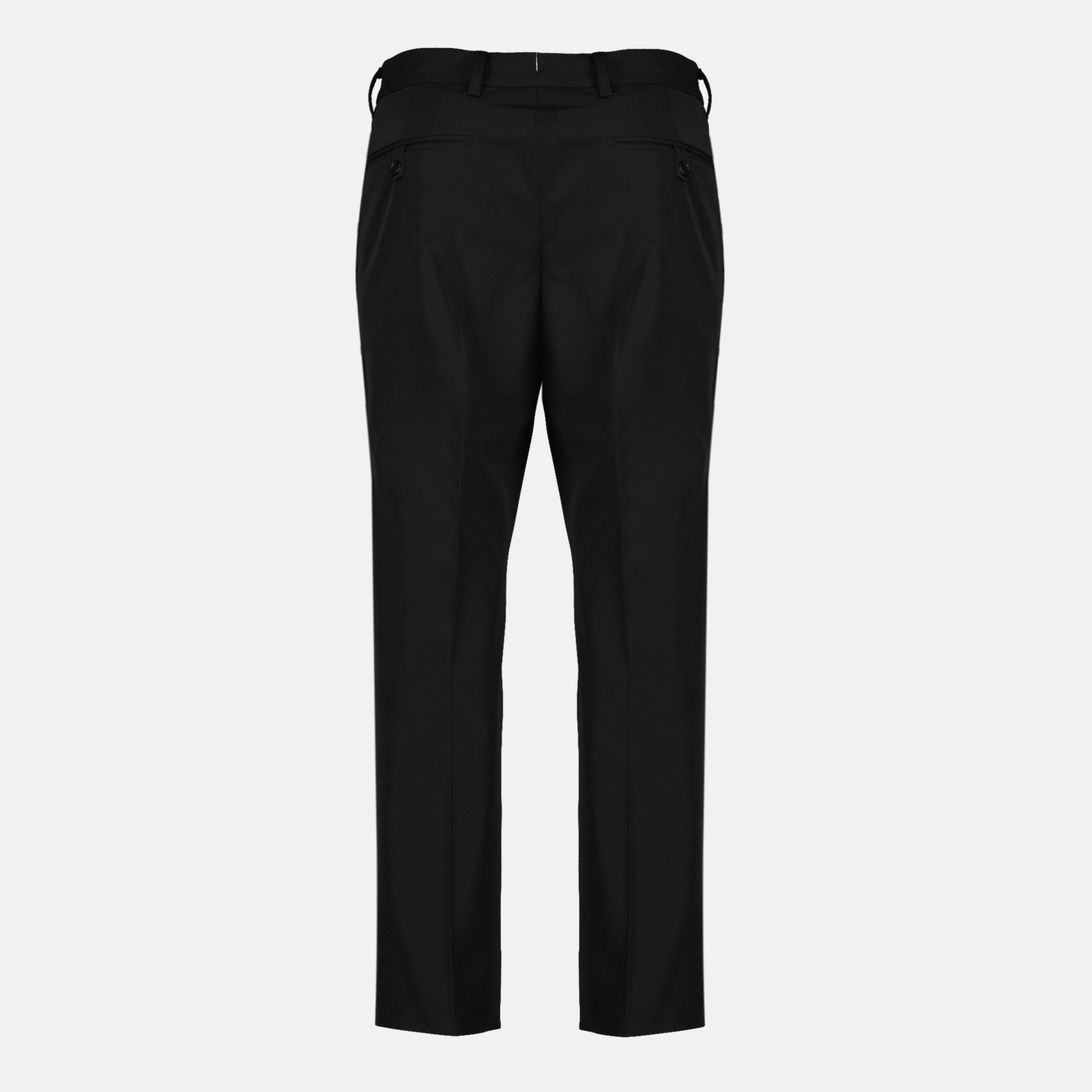 Pantalons Black Stretch Fabric Pants Prada Noir Homme