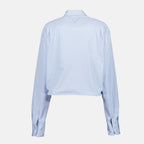 Hemden Popeline-Hemd Prada Blau Femme