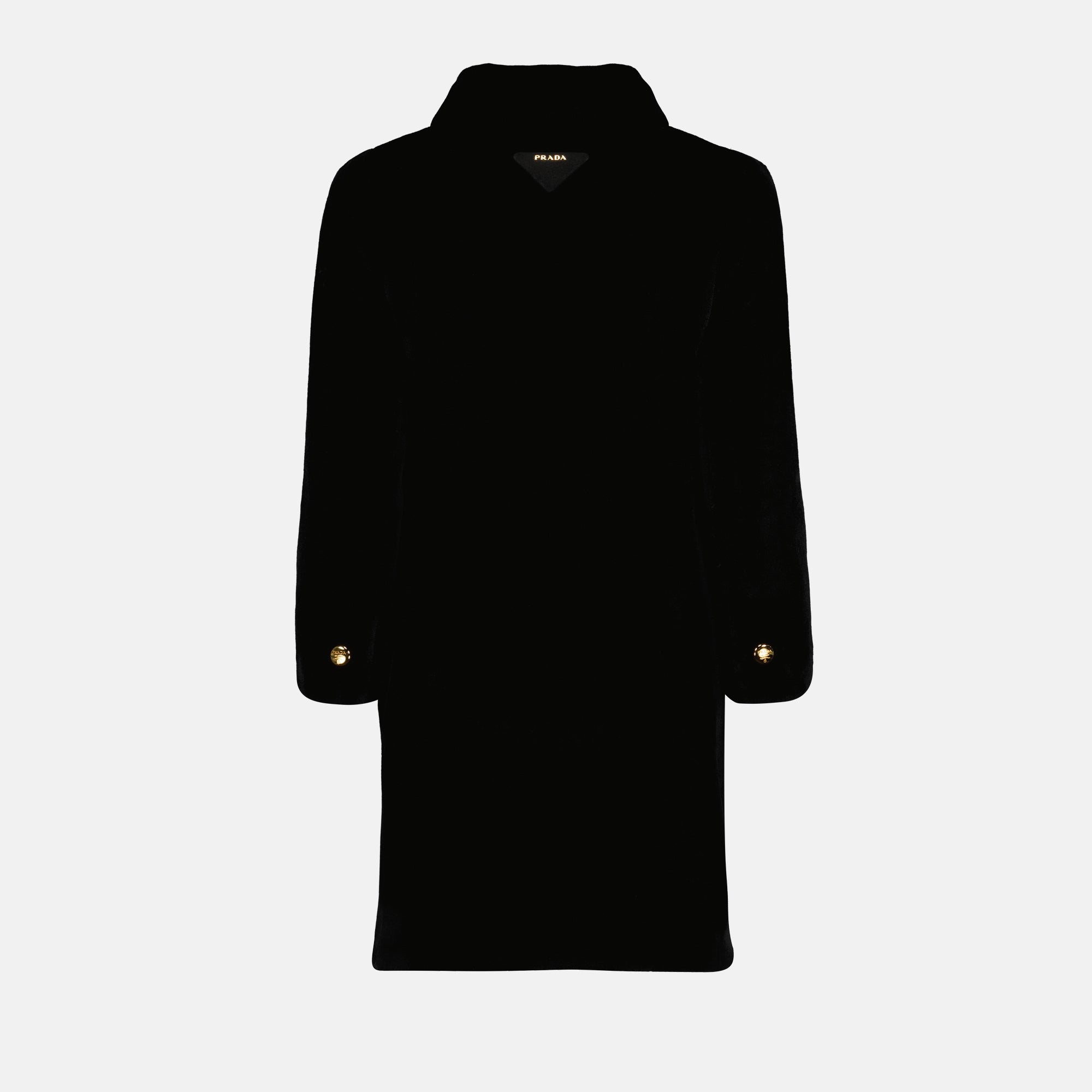 Manteaux Manteau en fausse fourrure Prada Noir Femme