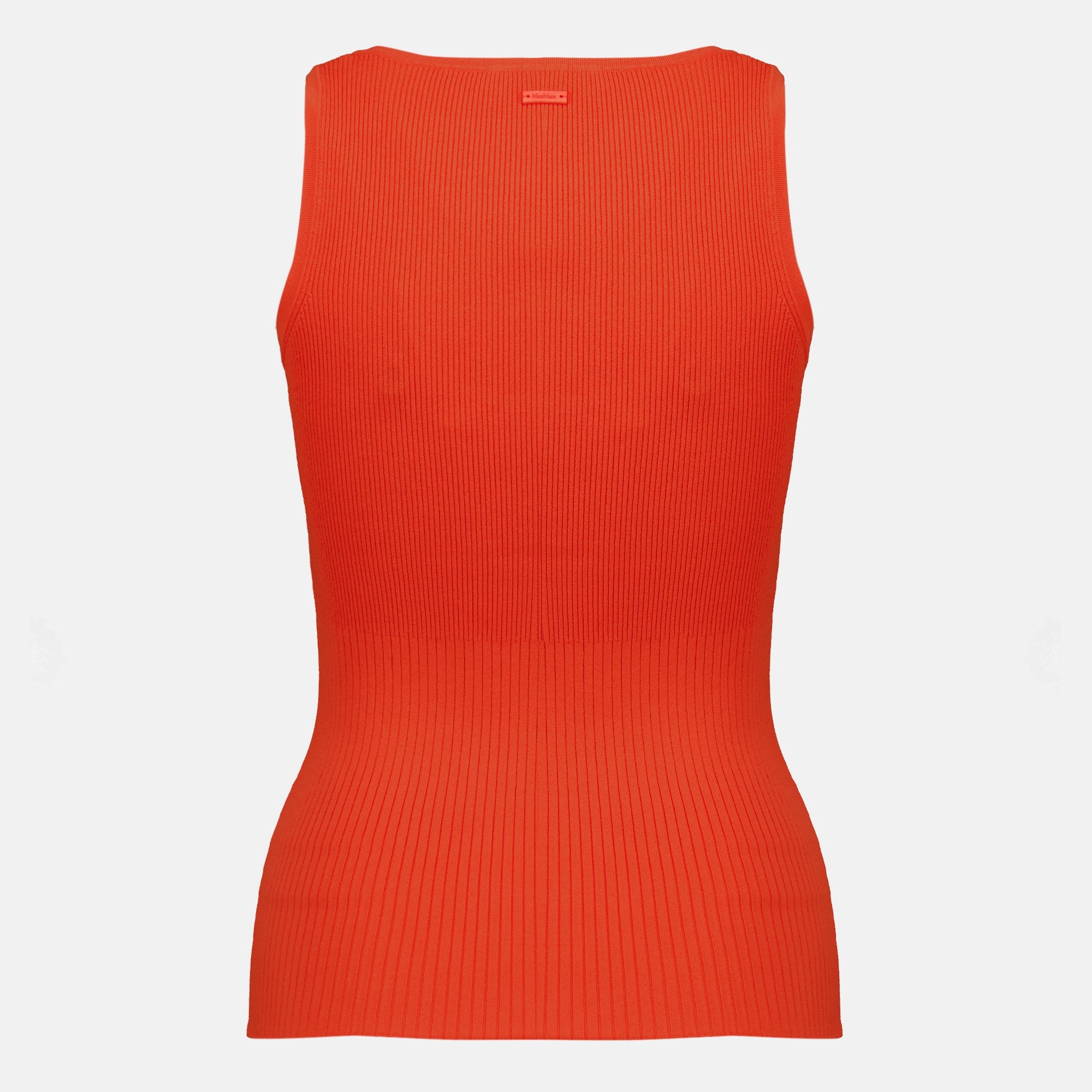 Tops Débardeur côtelé orange Max Mara Orange Femme