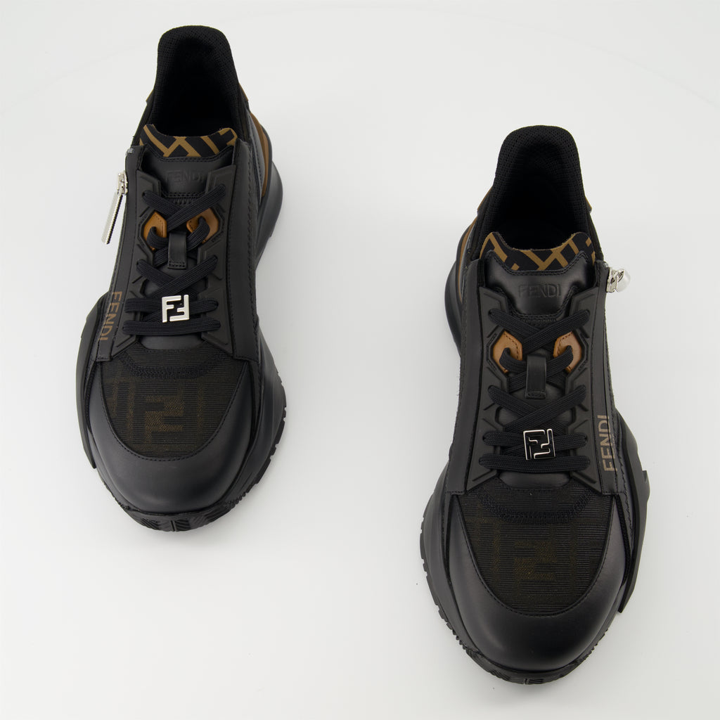 Baskets Baskets Fendi Flow Fendi Noir Homme