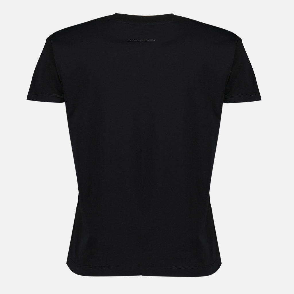 Image de l'article T-shirt Numeric noir de la marque Mm6 pour Femme - Saison Printemps-Été 2026 - Vue de Dos