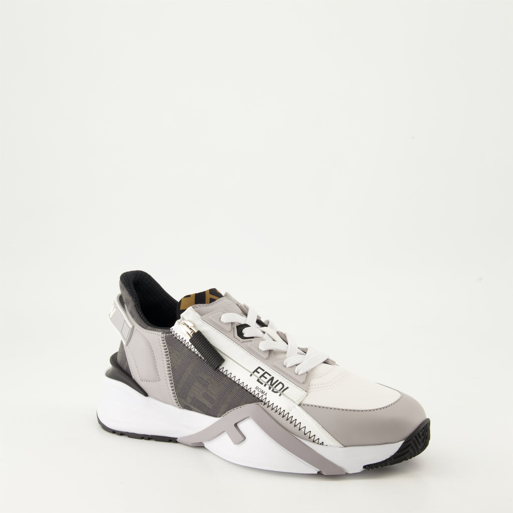 Baskets Baskets Fendi Flow Fendi Gris Femme