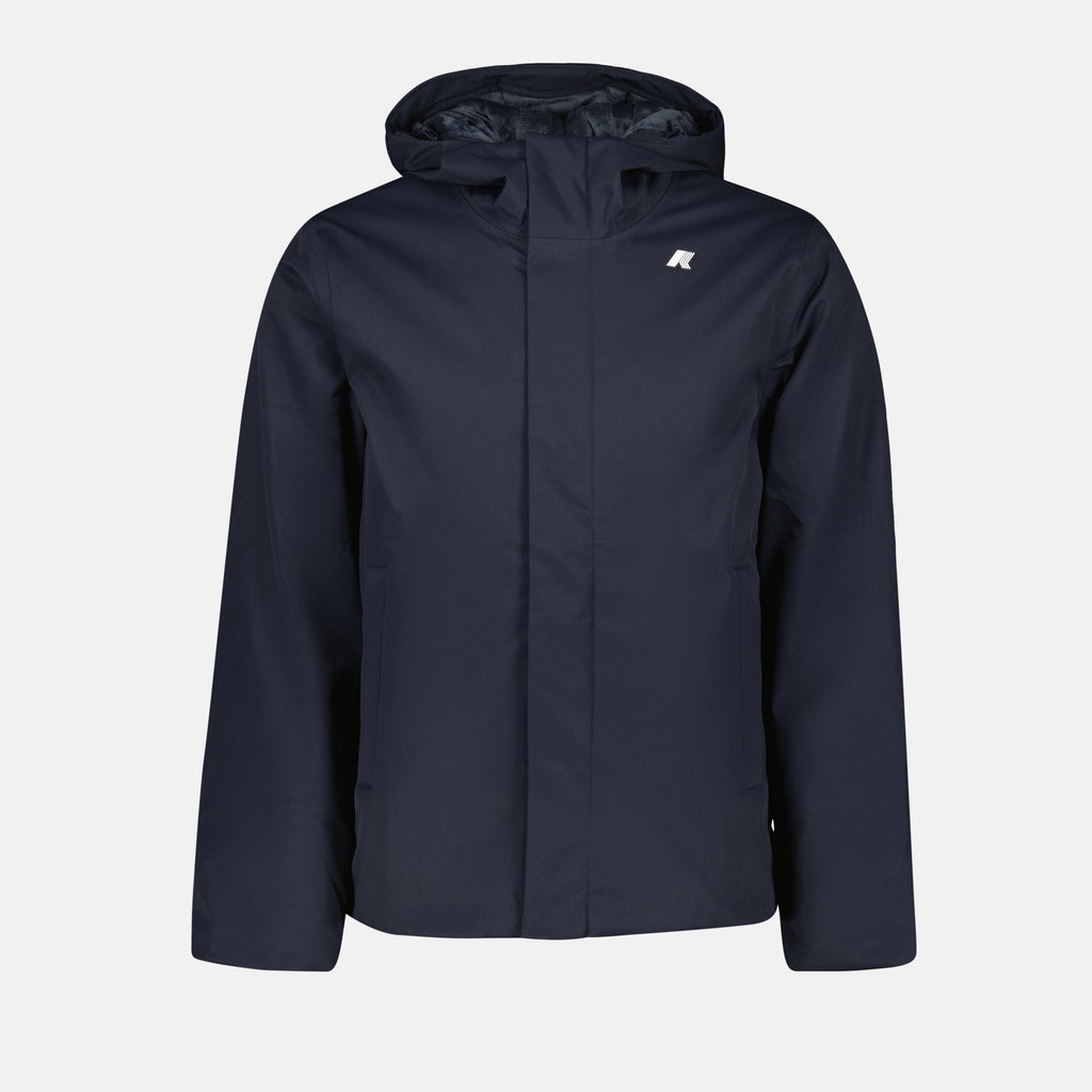 Coats Jacko Twill Marmotta Parka K-Way Blue Homme
