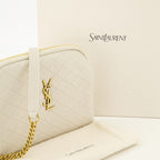 Immagine della borsa Gaby Camera bianca del marchio Saint Laurent per Donna - Stagione Primavera-Estate 2026 - Vista Dettagliata 2