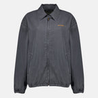 Vestes Graue Chambray-Jacke Miu Miu Gris Femme