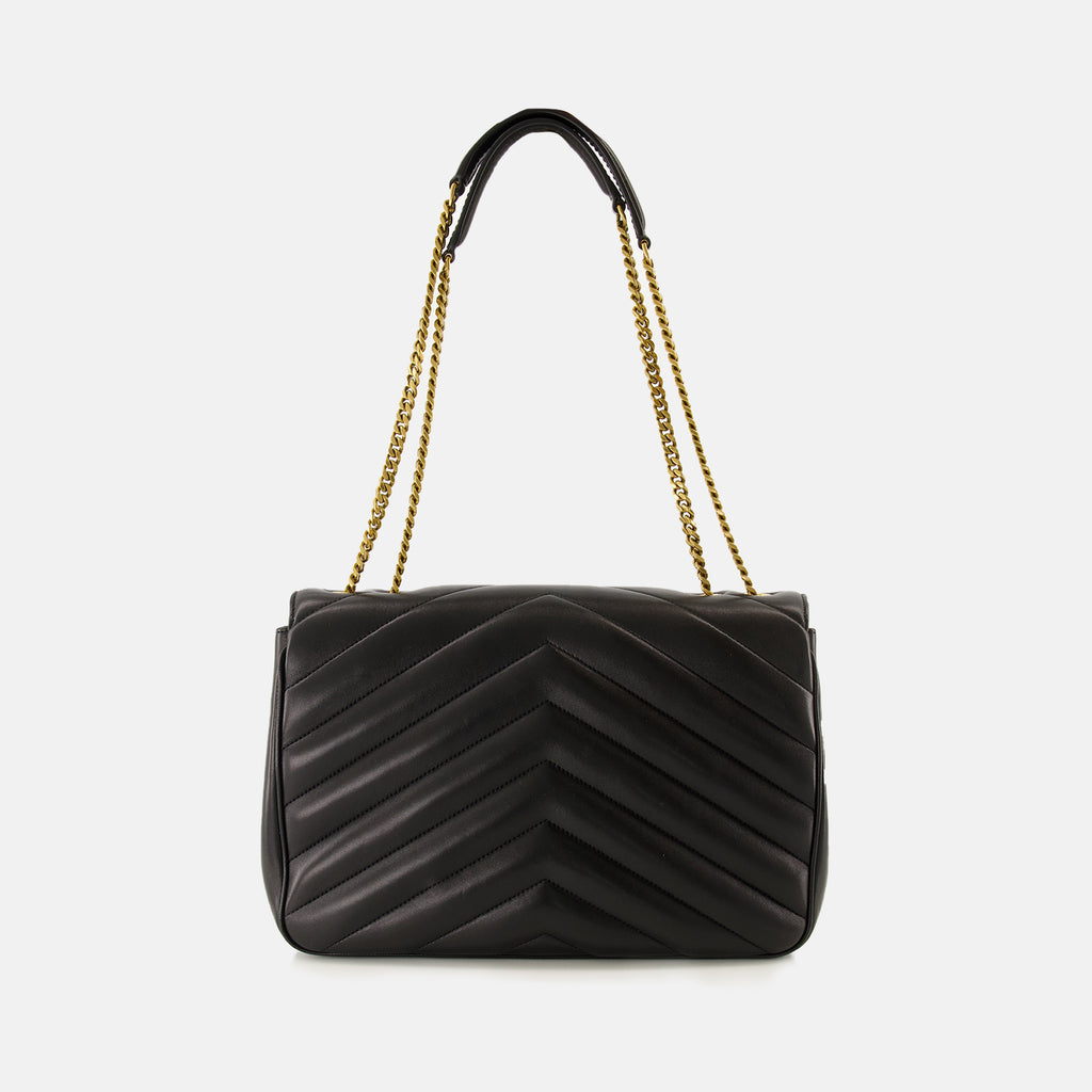 Image de l'article Sac Loulou large de la marque Saint Laurent pour Femme - Saison Automne-Hiver 2025 - Vue de Dos