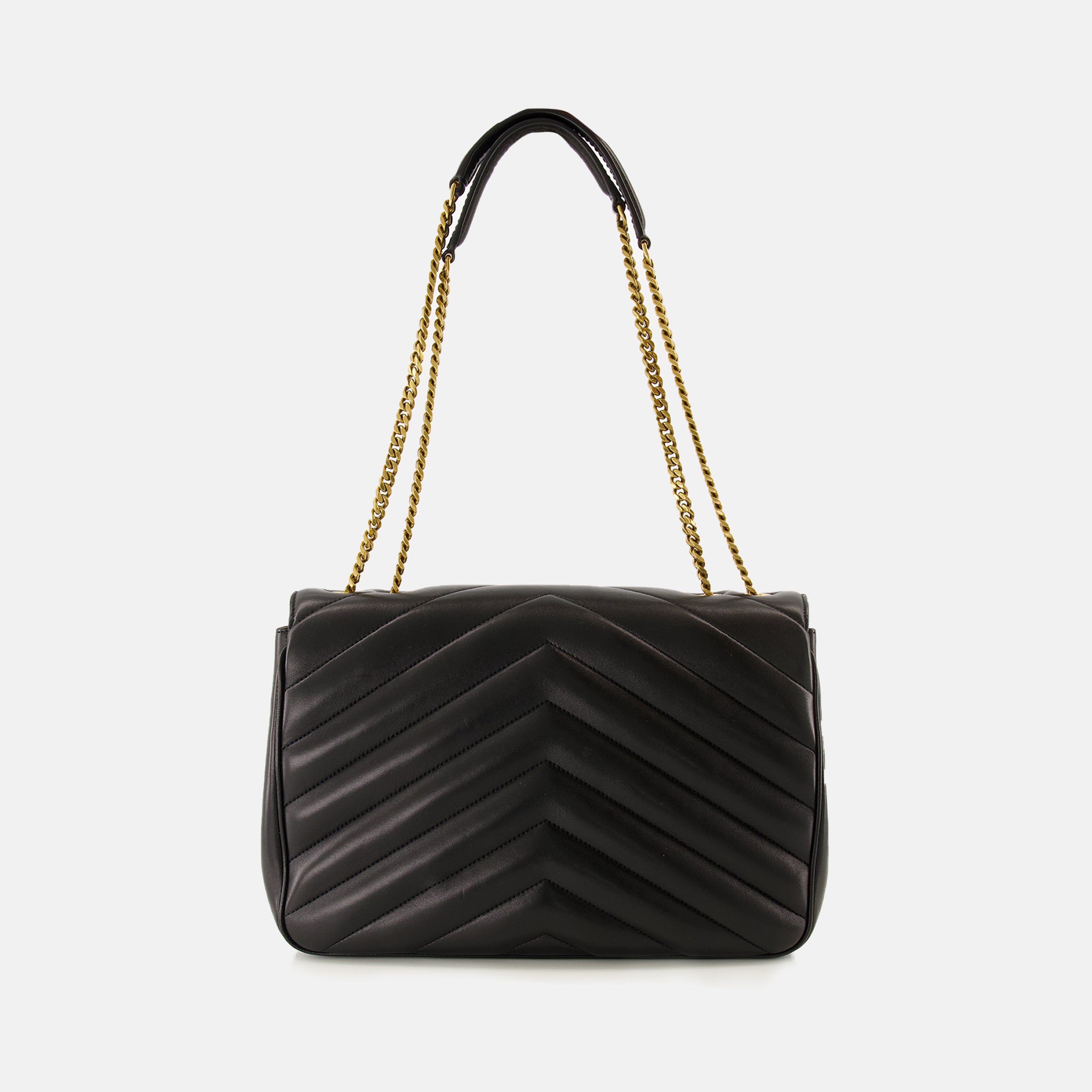 Image de l'article Sac Loulou large de la marque Saint Laurent pour Femme - Saison Automne-Hiver 2025 - Vue de Dos