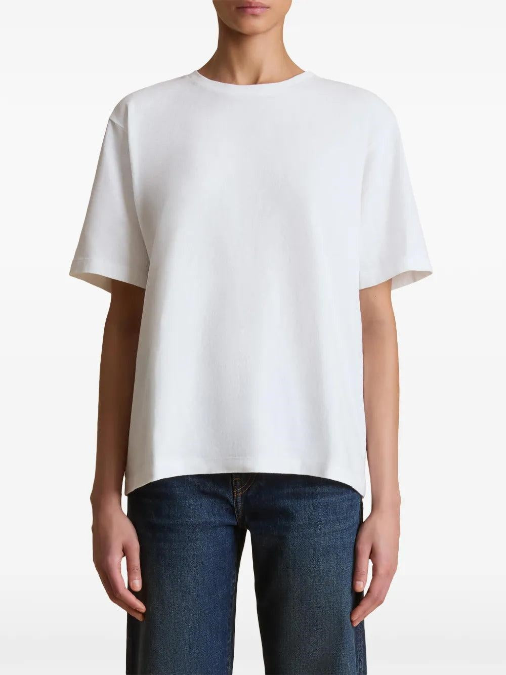 T-shirt T-shirt Mae Khaite Bianco Femme