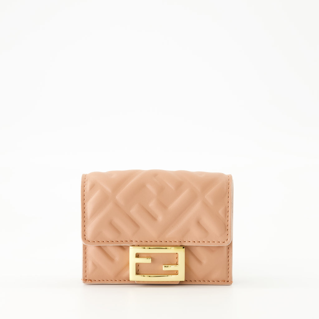 Small leather goods Baguette Wallet Fendi Pink Femme