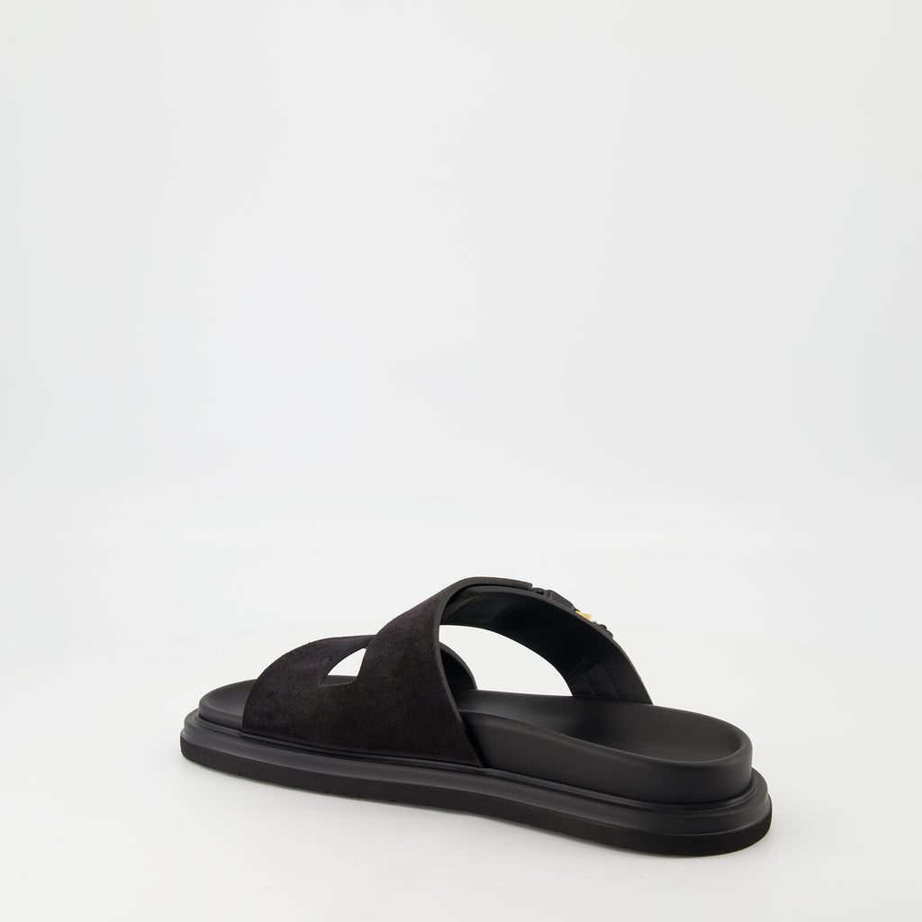 Chaussures ouvertes Aqua Sandalen Dior Noir Homme