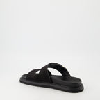 Chaussures ouvertes Aqua Sandalen Dior Noir Homme