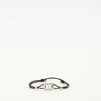 Image de l'article Bracelet VLogo cordon de la marque Valentino Garavani pour Homme - Saison Automne-Hiver 2025 - Vue de Face
