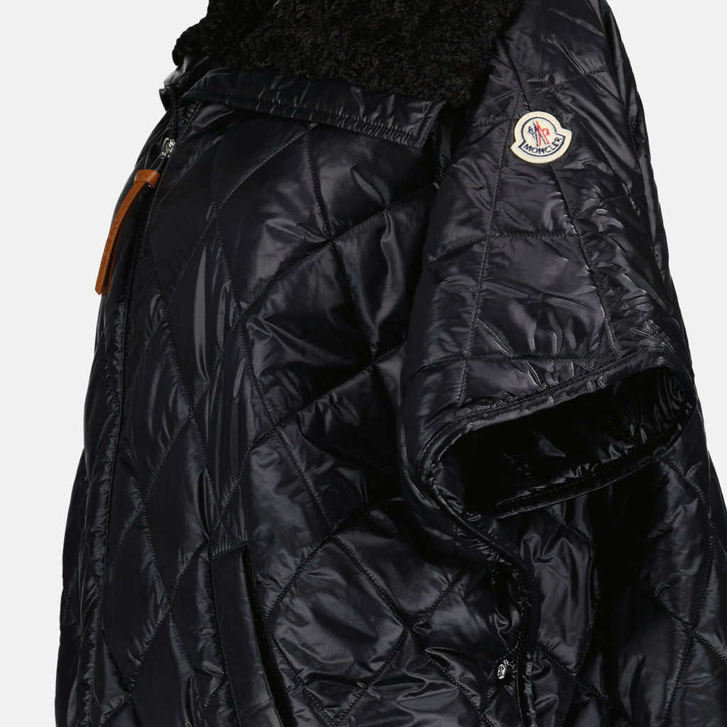Vestes Cape matelassée Moncler Noir Femme