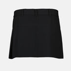 Röcke Mini Wollrock Rabanne Schwarz Femme