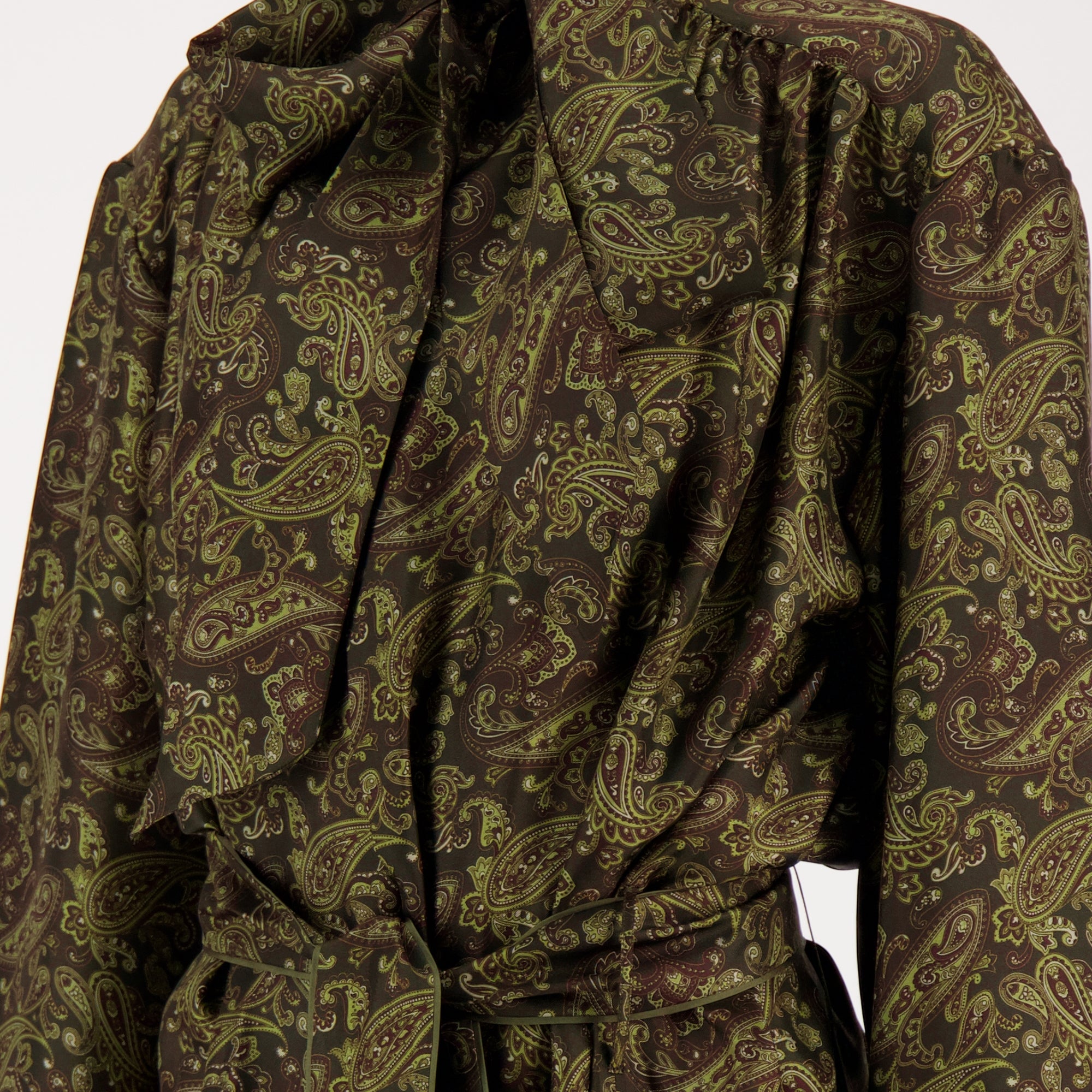 Tops Robe lavallière Saint Laurent Vert Femme