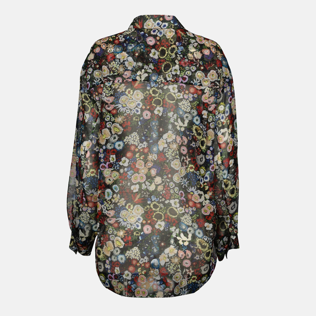 Imagem da camisa Goya com padrão da marca Khaite para Mulher - Temporada Primavera-Verão 2026 - Vista Costas