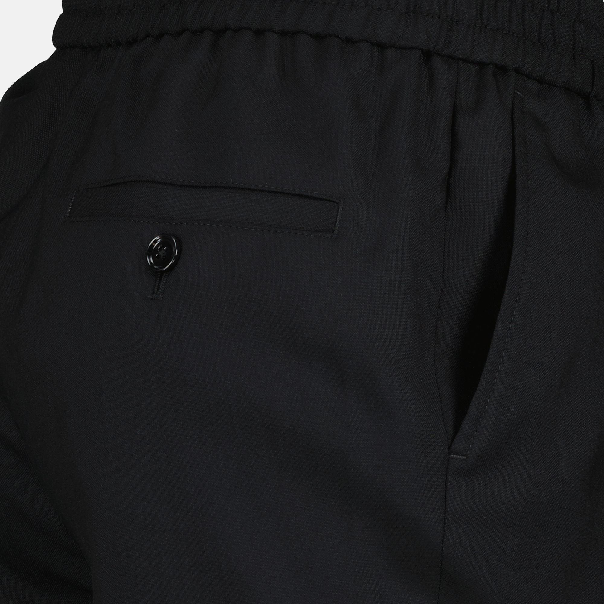Pants Wool Pants Ami PARIS Black Homme