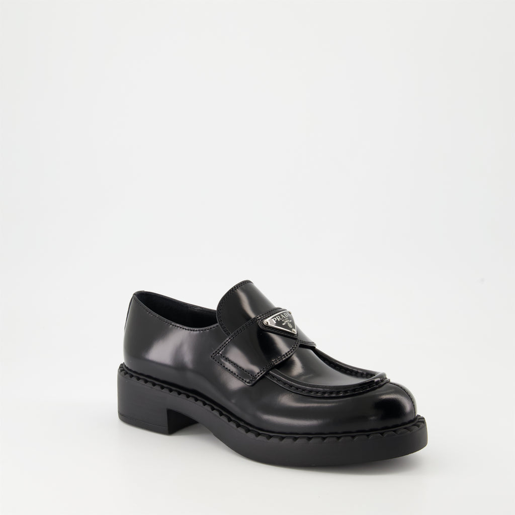 Mocassins Mocassins Chocolate Prada Noir Femme