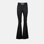パンツ P-Erseur フレアトラウザー Diesel 黒 Femme