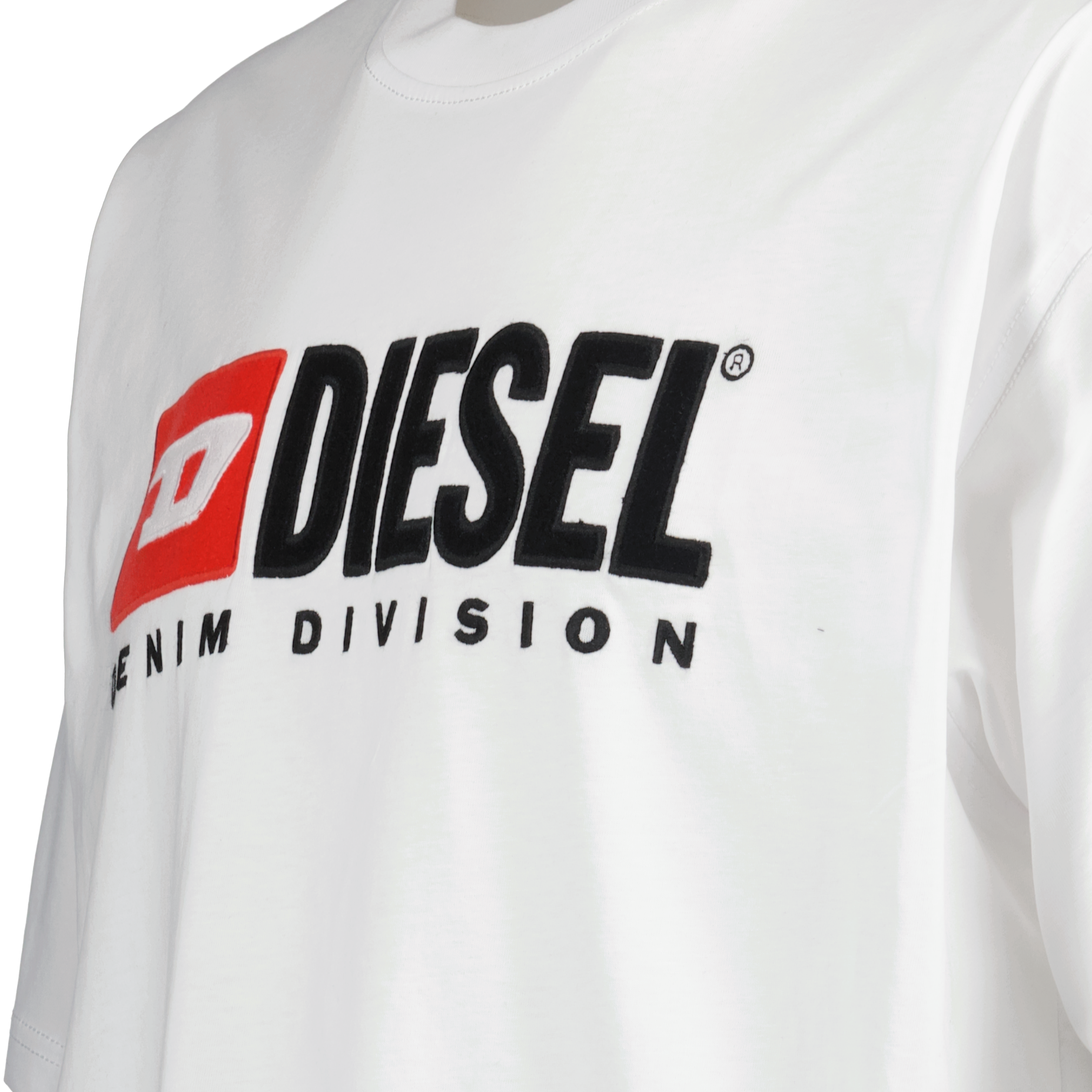 Polos T-shirt T-Boxt-Div Diesel Blanc Homme