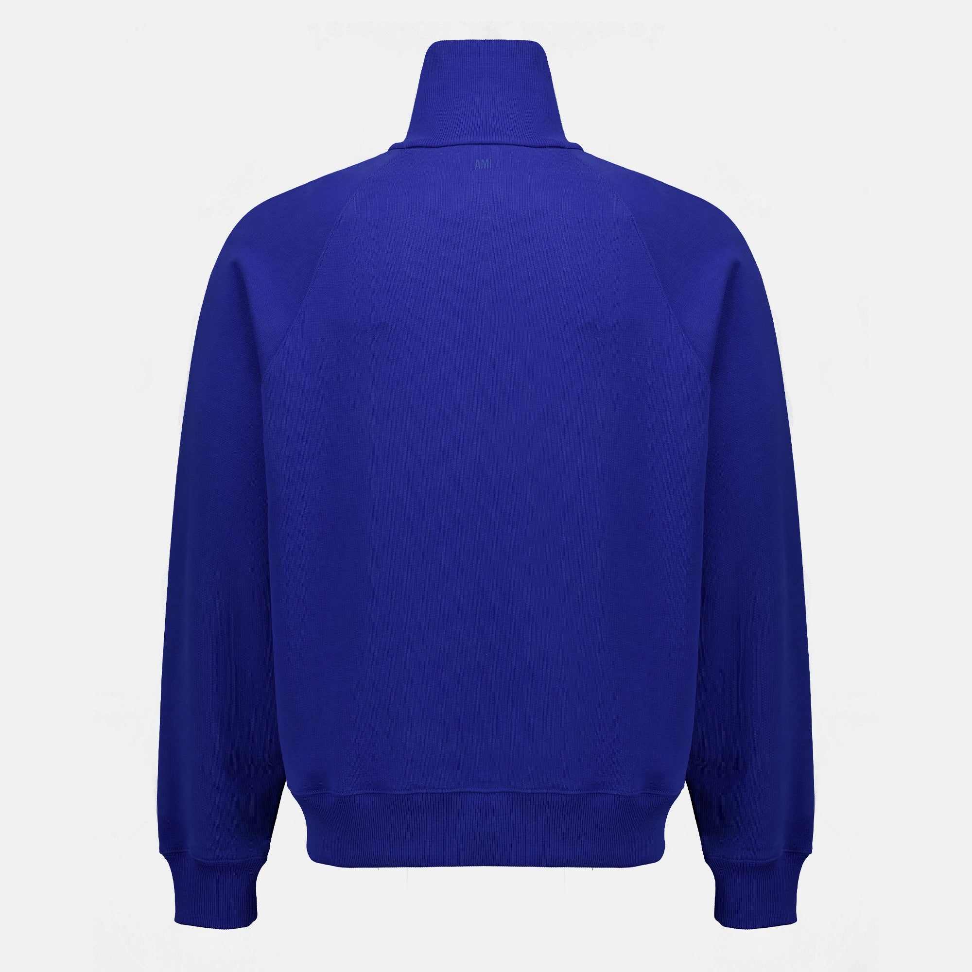 Sweatshirts Sudadera Azul de Algodón con Cierre Ami PARIS Bleu foncé Unisexe