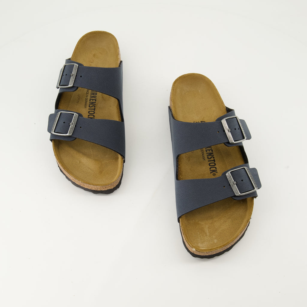 Zapatos abiertos Sandalias Arizona Birkenstock azul oscuro Homme