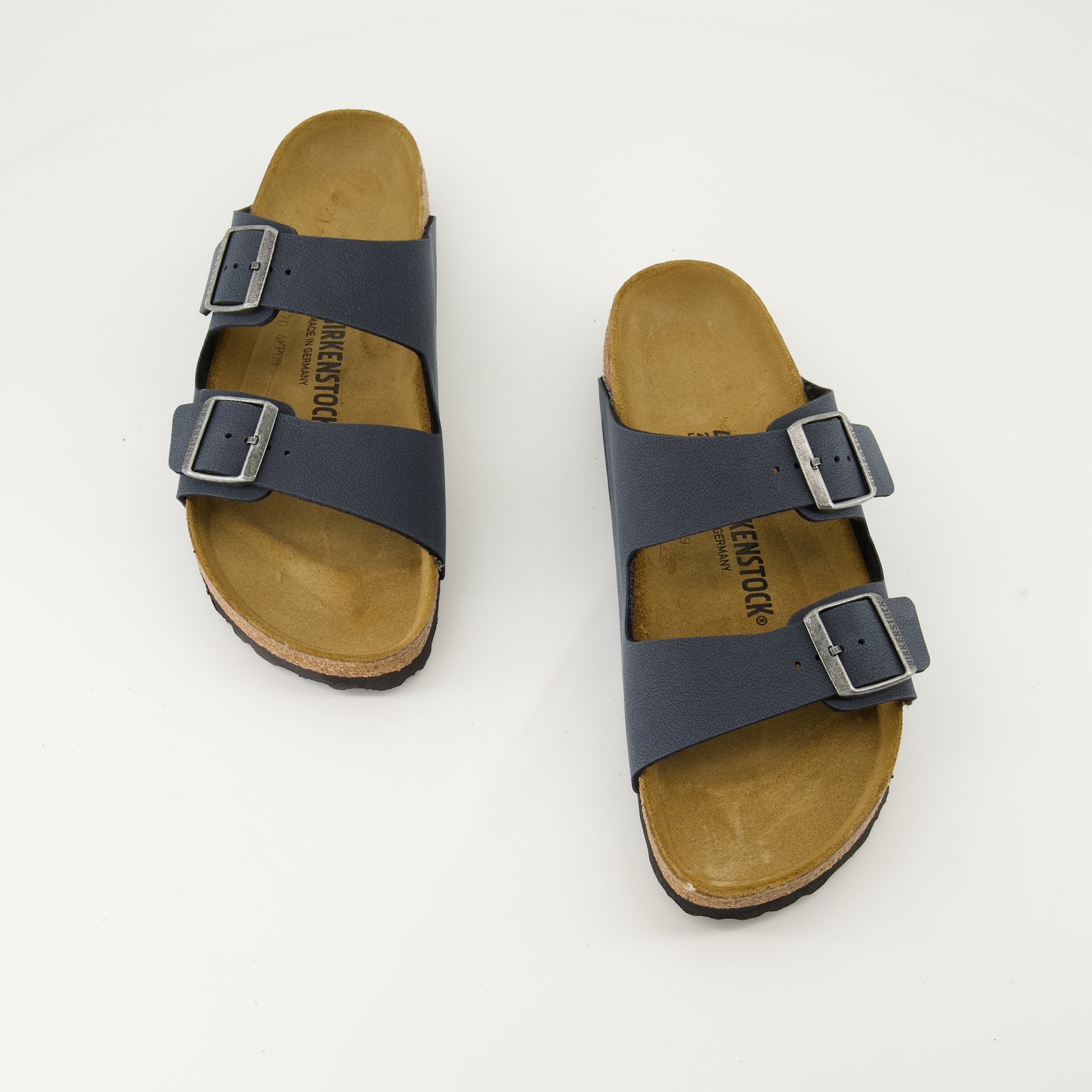 Zapatos abiertos Sandalias Arizona Birkenstock azul oscuro Homme