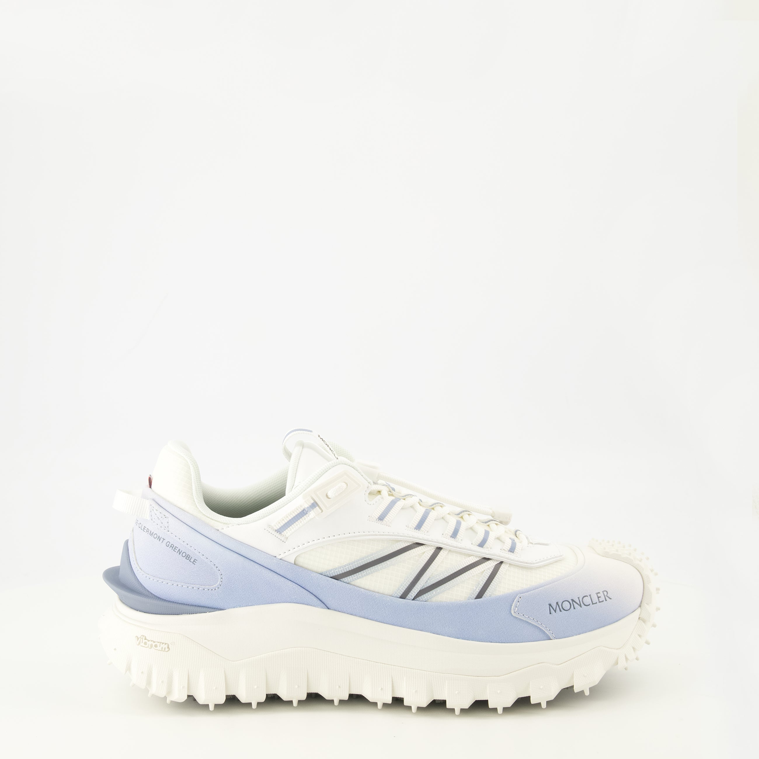 Image de l'article Baskets Trailgrip bleu de la marque Moncler pour Homme - Saison Printemps-Été 2026 - Vue latérale droite