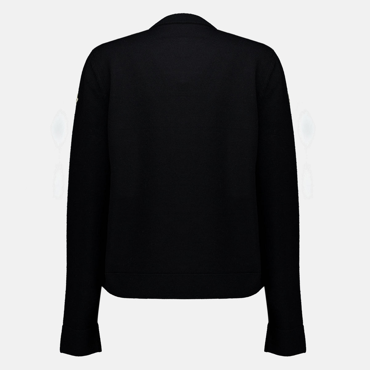 Vestes Cardigan bi-matière noir Moncler Noir Femme