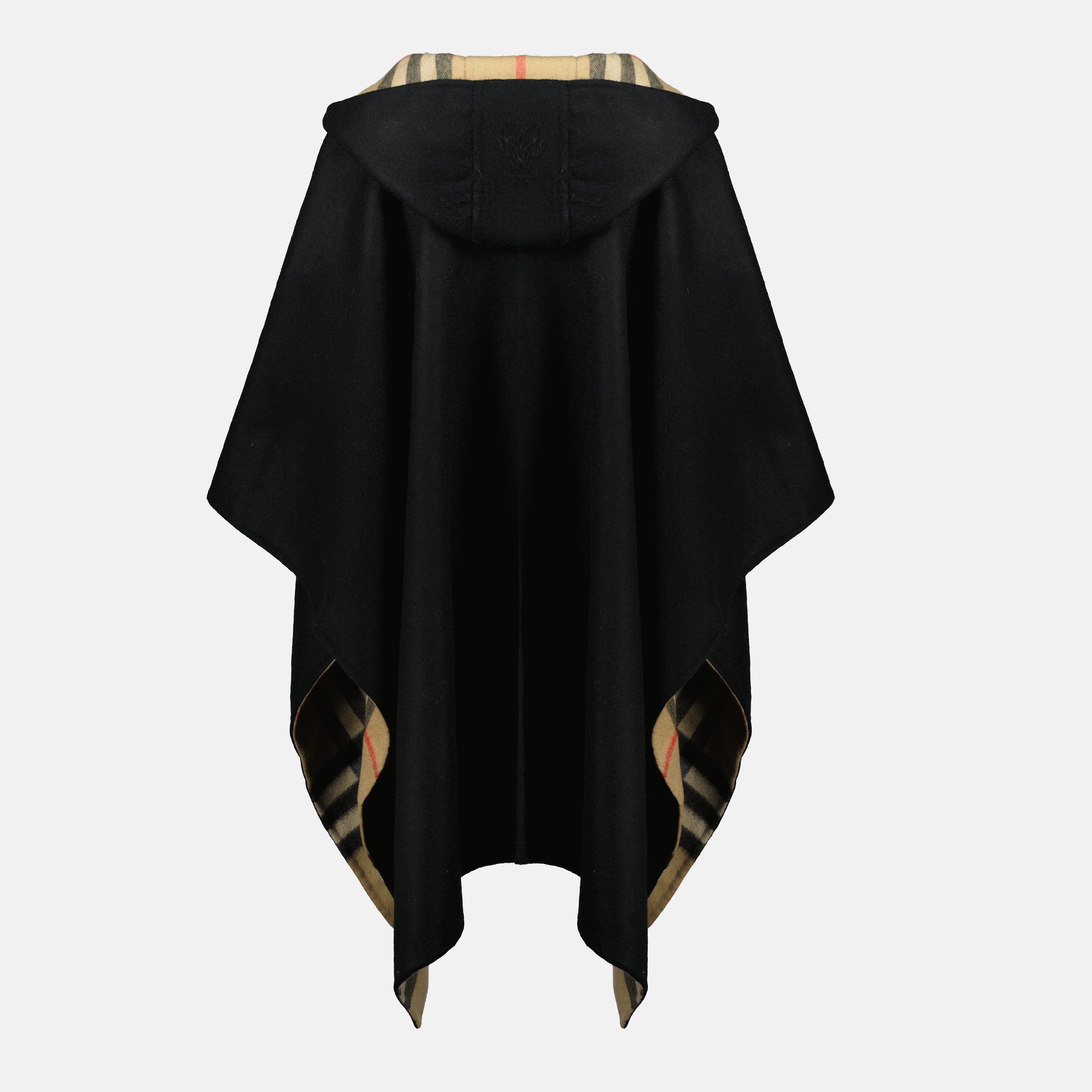 Image de l'article Cape en cachemire de la marque Burberry pour Unisex - Saison Automne-Hiver 2025 - Vue de Dos