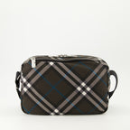 Borse a tracolla Borsa a Motivo Check Burberry Marrone Uomini