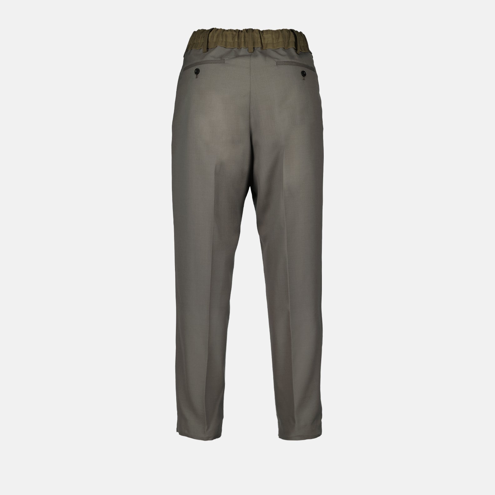 Pantalones Pantalones con Pinzas Sacai Caqui Homme