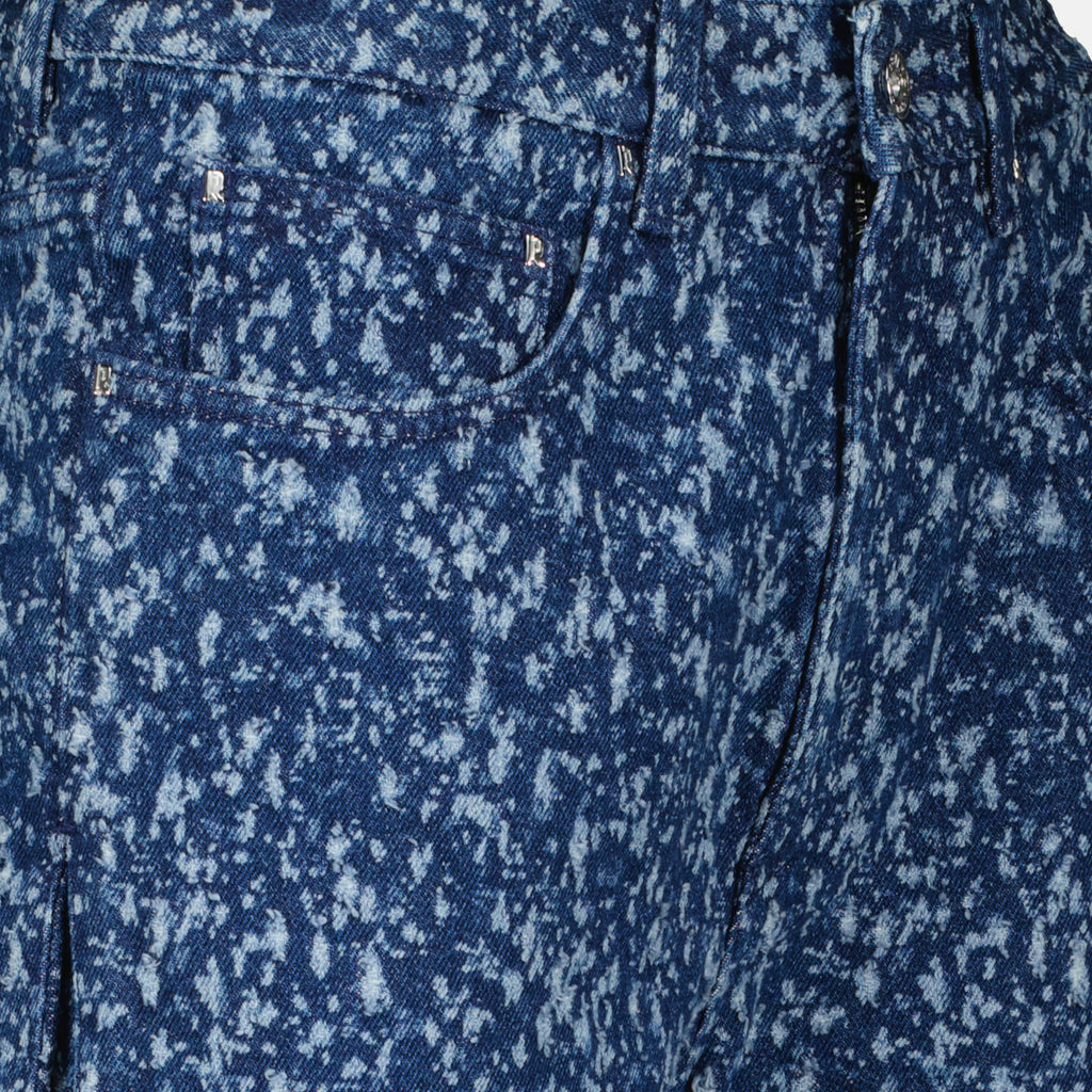 Image de l'article Jean bleu en coton de la marque Rabanne pour Femme - Saison Printemps-Été 2026 - Vue détaillée_2